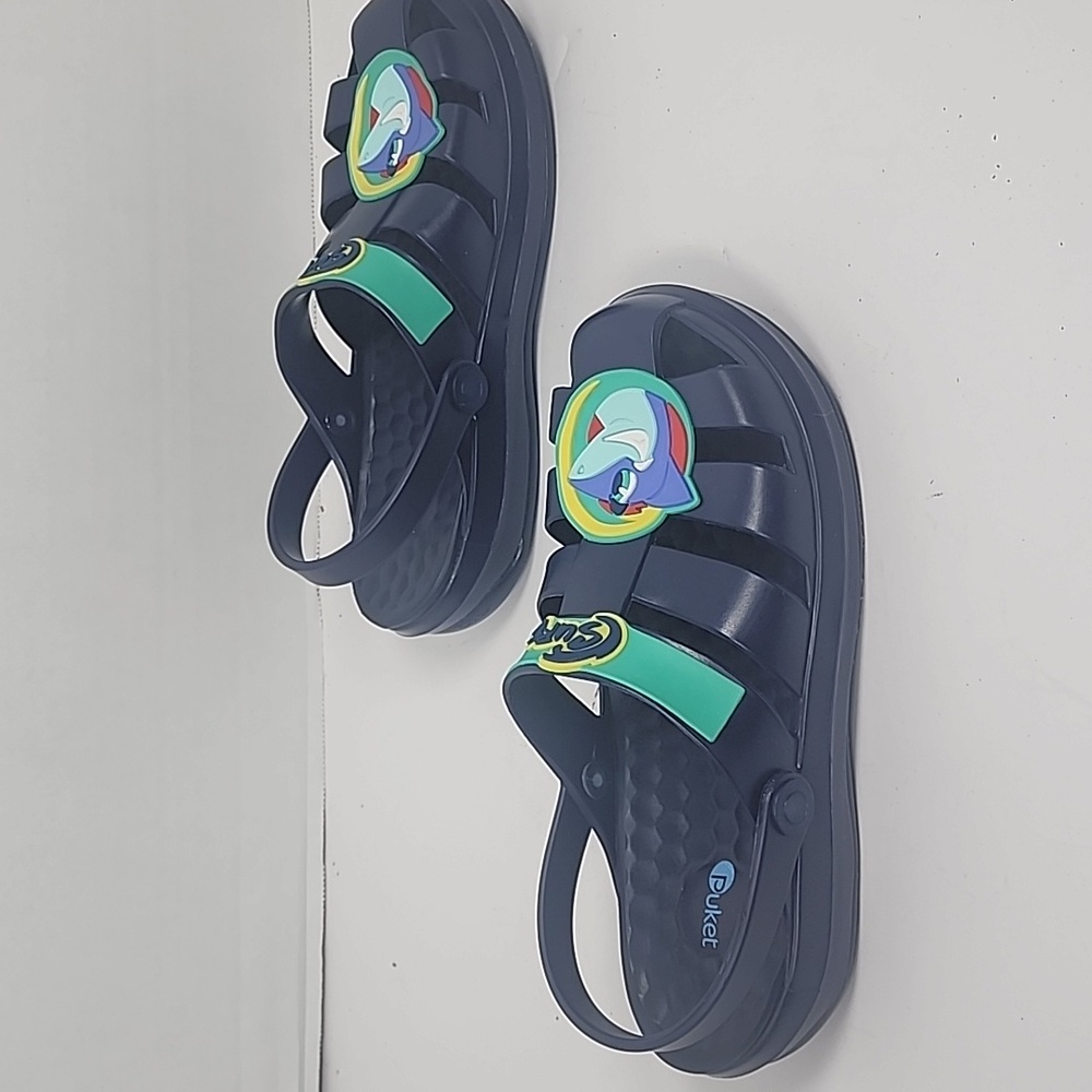 Puket Big Kids Navy Blue Sling Back Sandals Size 1.5